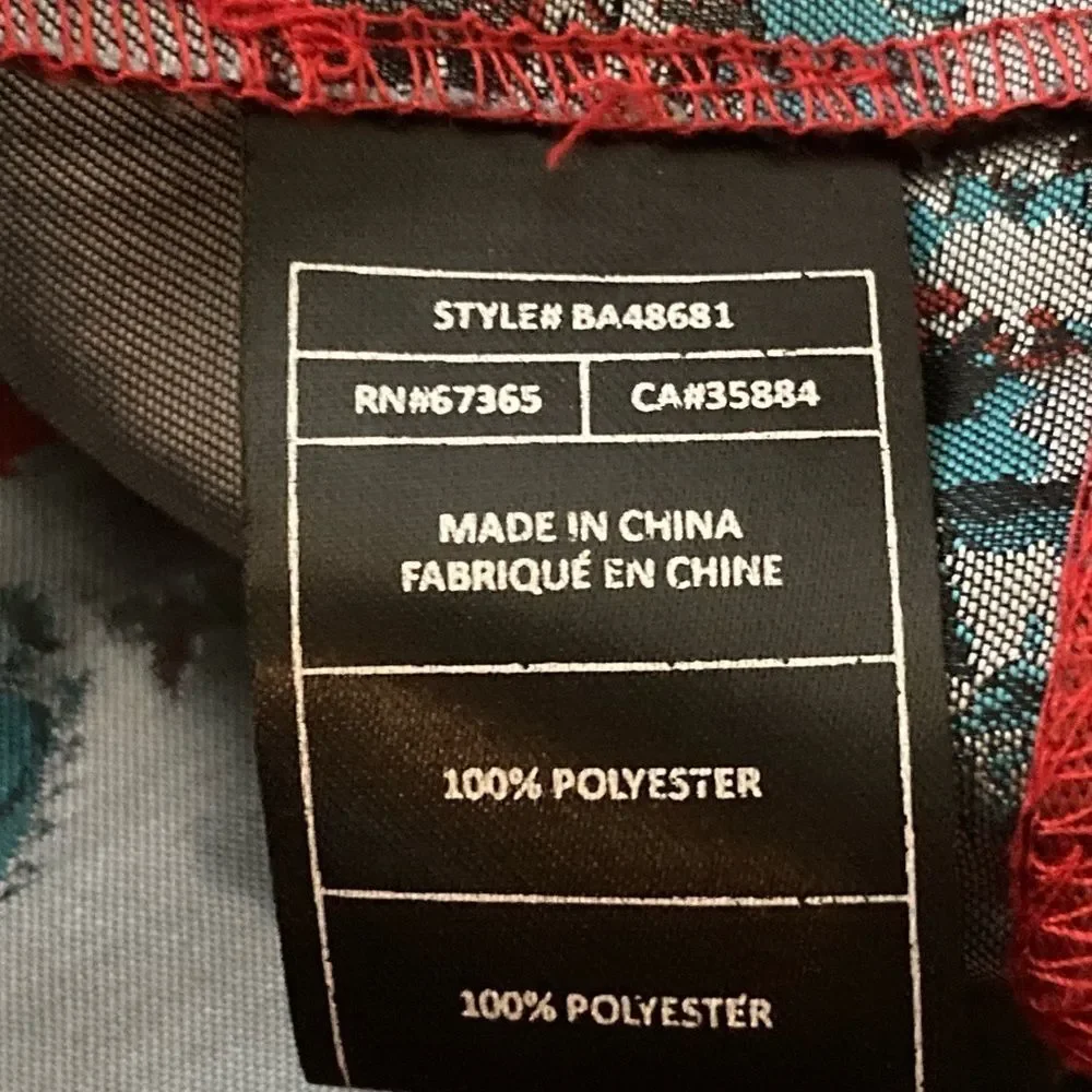 BB Dakota Red & Blue Dress Sz 0_8